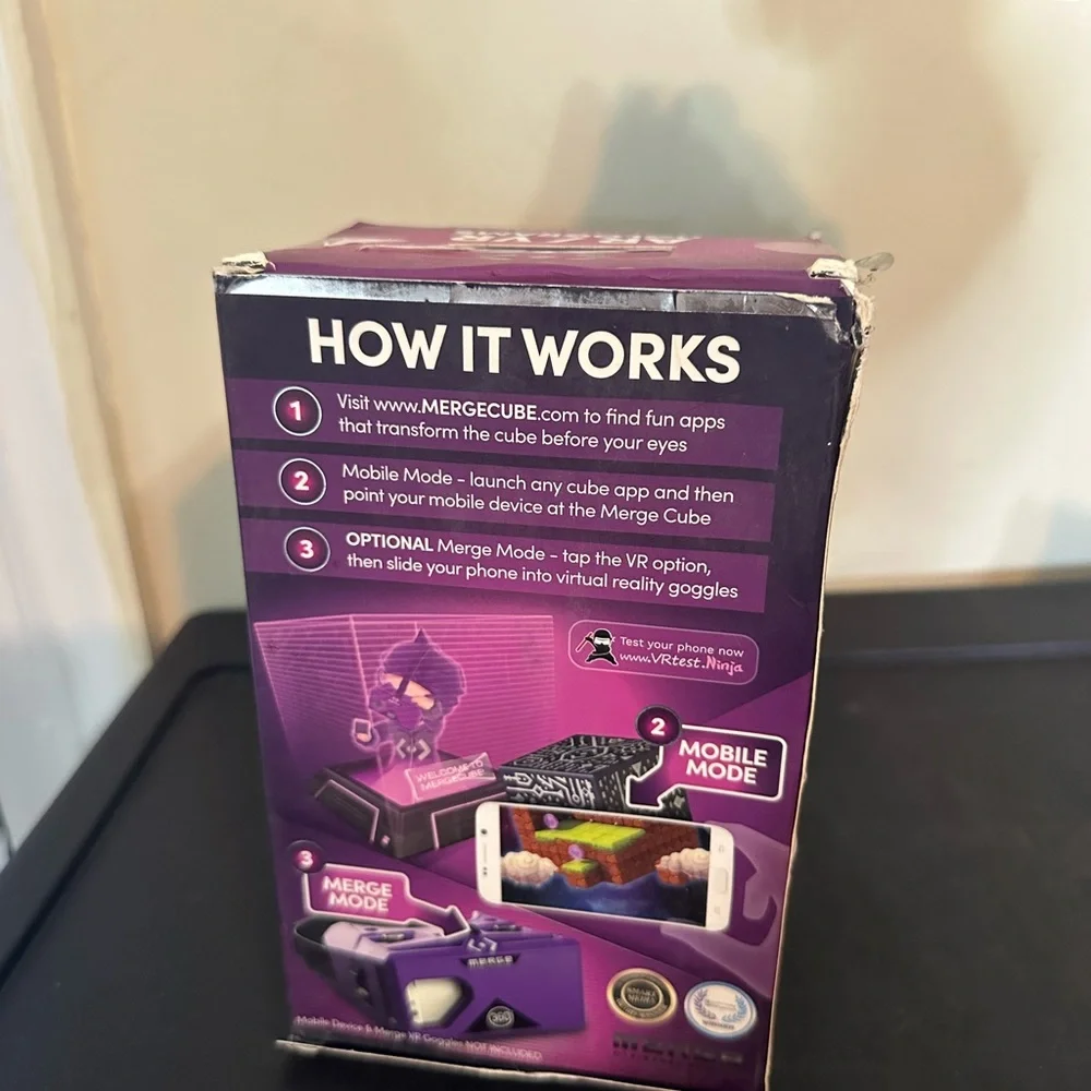 New Merge Cube Hold Holograms in Your Hand Virtual Game Toy for IOS Android
